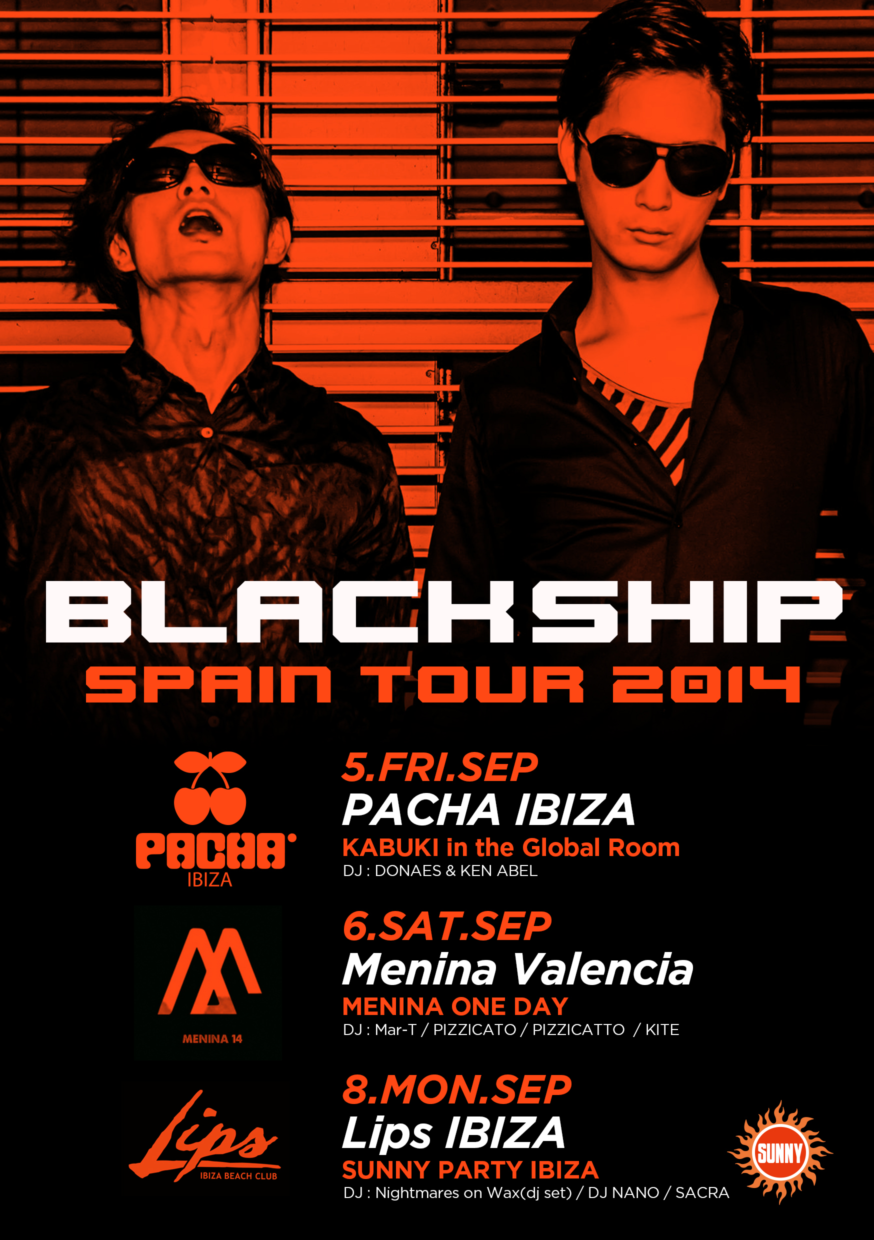 BLACK SHIP SPAIN TOUR 2014